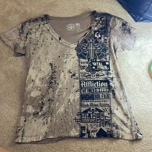 Affliction live fast shirt